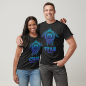 T-shirt Maui Hawaii bleu Hawaii Maui Style de tatouage Mau (Unisexe)