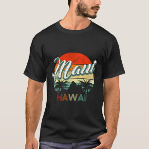 T-shirt Maui Hawaii Paradis Tropical Retro Vintage
