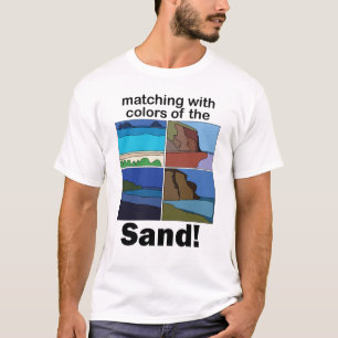 T-shirt Maui Hawaii Plage Correspondant aux Couleurs du Sa