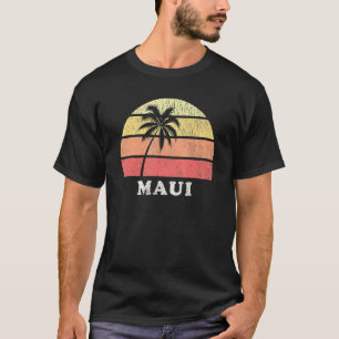 T-shirt Maui Hawaii Vintage Hawaii les années 70 Rétro Pal