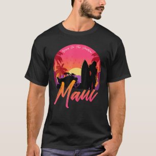 T-shirt Maui Island Beach Vintage Rétro les années 70 Surf