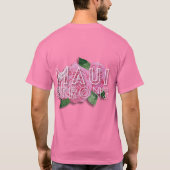 T-shirt Maui Strong Lokelani Fleur rose (Dos)