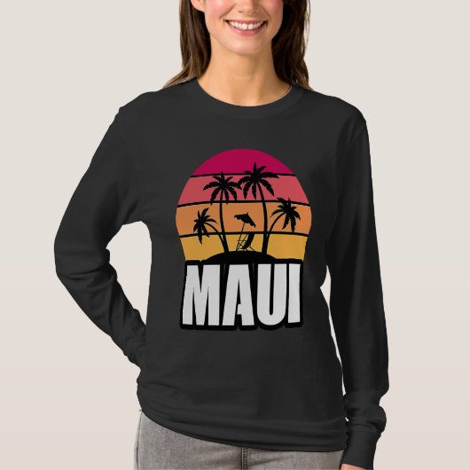 T-shirt Maui Vacation Beach Souvenir (Devant)