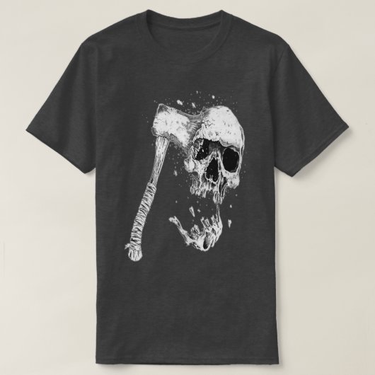 T-shirt Maulé à mort avec une hache (Design devant)