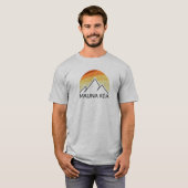 T-shirt Mauna Kea Hawaii Retro (Devant entier)