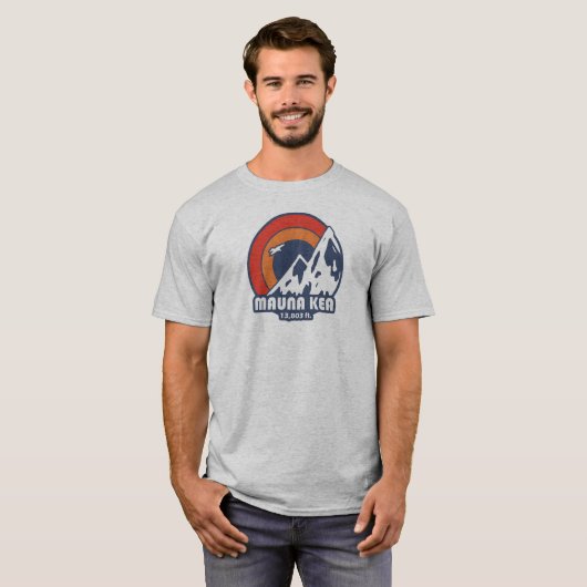 T-shirt Mauna Kea Hawaii Sun Eagle (Devant entier)