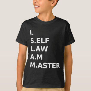 T-shirt Mauresque Américaine I Self Law Am Master