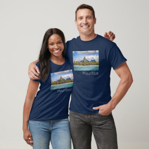 T-shirt Maurice Océan Indien Flic En flac Plage Souvenir