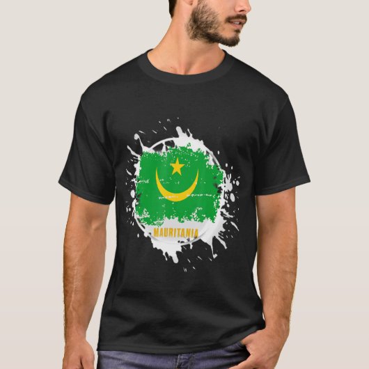 T-shirt Mauritanie Splash (Devant)