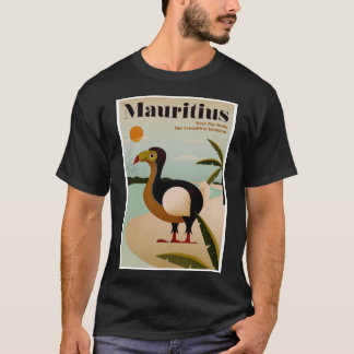 T-shirt MAURITIUS; Vintage voyage Et Tourisme Imprimer