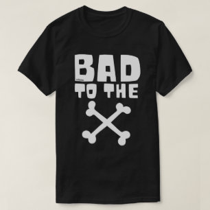 T-SHIRT MAUVAIS À L'OS