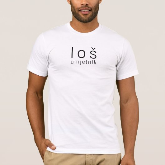 T-Shirt Mauvais Artiste (Devant)