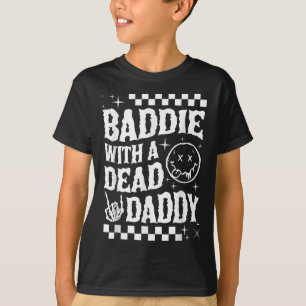 T-shirt Mauvais Avec Un Papa Mort Papa Dead Club Funny Dar