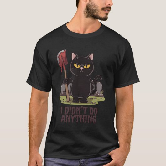 T-shirt Mauvais cadeau de chat (Devant)