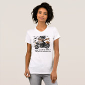 T-shirt Mauvais chef de minuit sur roues (Devant entier)