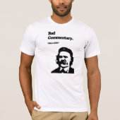 T-shirt Mauvais commentaire : NietzsCHE ! (Devant)