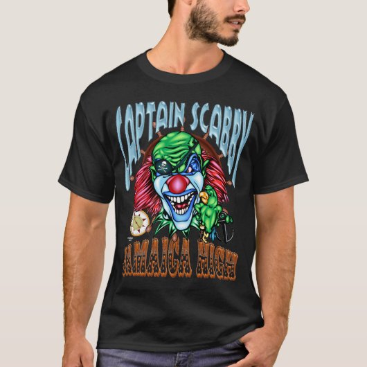 T-shirt mauvais de clown - pirate (Devant)