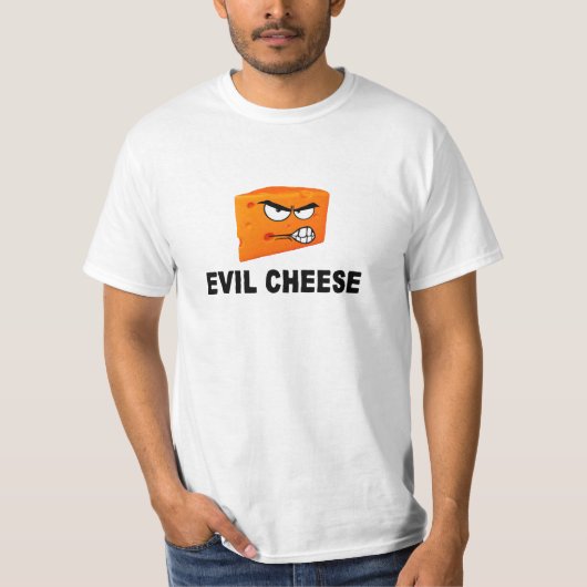 T-shirt mauvais de fromage (Devant)
