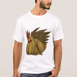 T-shirt mauvais de poulet (simple)
