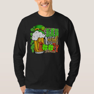 T-shirt Mauvais Et Boozy Western Funny St Patrick's Day Gl