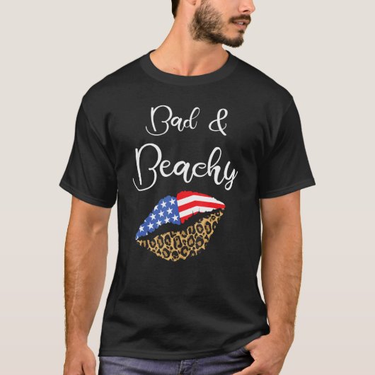 T-shirt Mauvais Et Plage 1 (Devant)