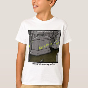 T-shirt Mauvais graffiti de cimetière drôle