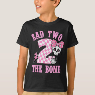 T-shirt Mauvais jusqu'à l'os Anniversaire 2 ans Nk à carre