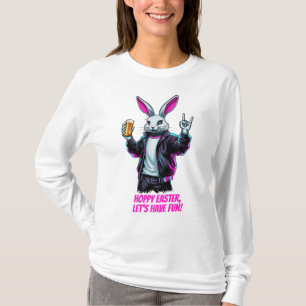 T-shirt Mauvais Lapin De Pâques ! Pâques chanceuses, amuso