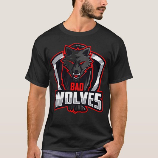 T-shirt Mauvais loups (Devant)