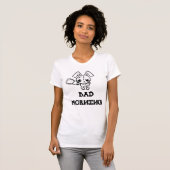 T-shirt Mauvais Matin Grumpy Lapin Voodoo (Devant entier)