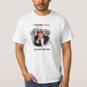 T-shirt Mauvais Oncle Sam (Devant)