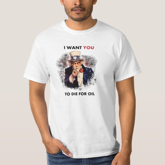 T-shirt Mauvais Oncle Sam (Devant)