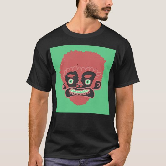 T-shirt Mauvais Singe de l'Espace (Devant)