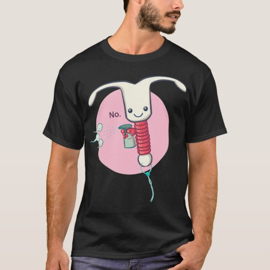 T-shirt Mauvais Sperme (Devant)