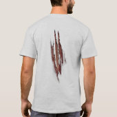 T-shirt Mauvais tee - shirt d'attaque de loup-garou (Dos)