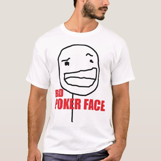 T-shirt Mauvais visage de tisonnier (Devant)