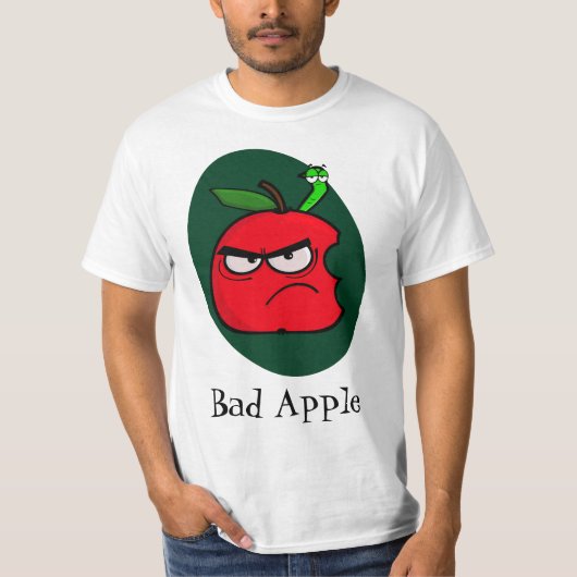 T-shirt Mauvaise bande dessinée d'Apple (Devant)