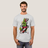 T-SHIRT MAUVAISE CHANCE ! (Devant entier)