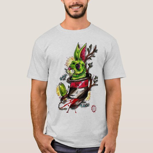 T-SHIRT MAUVAISE CHANCE ! (Devant)