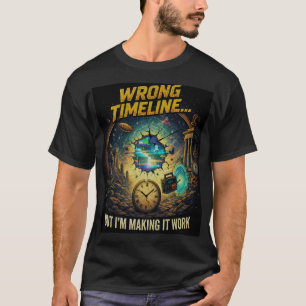 T-shirt Mauvaise chronologie mais je m'en accommode – Mult