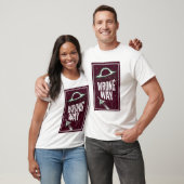 T-shirt Mauvaise Direction – Trou Noir (Unisexe)