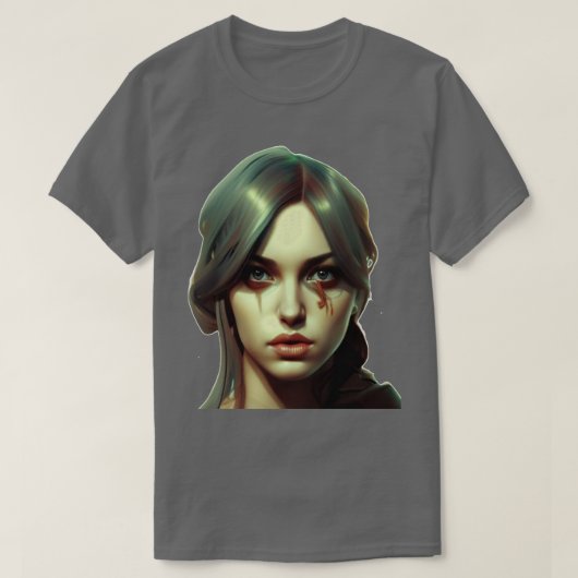 T-shirt mauvaise fille (Design devant)