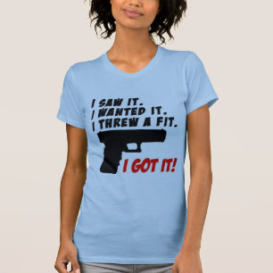 T-shirt Mauvaise humeur d'humeur d'arme à feu
