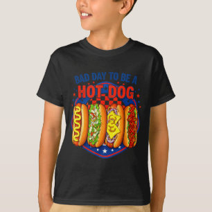 T-shirt Mauvaise journée pour être un hot dog - amateur de