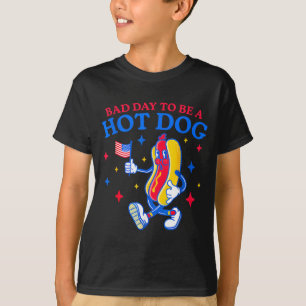 T-shirt Mauvaise journée pour être un hot dog drôle bbq gr