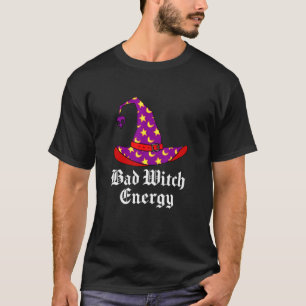 T-shirt Mauvaise sorcière énergie Salem sorcières Casquett