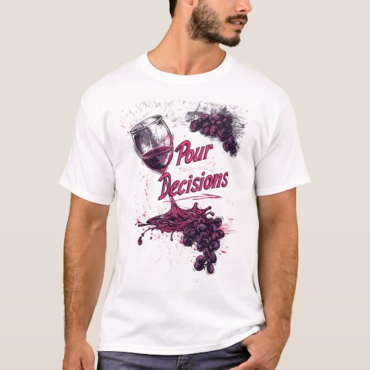 T-shirt Mauvaises Décisions 🍇 (Devant)