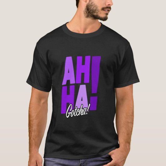 T-shirt Mauve Gotcha! Graphique mauve (Devant)