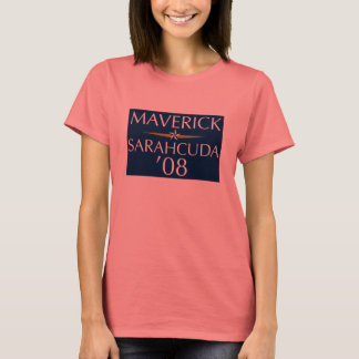 T-shirt Maverick/Sarahcuda '08 Tee de Ringer féminin