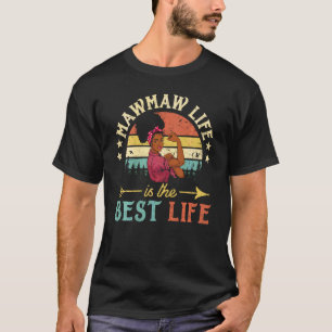 T-shirt Mawmaw Life Est La Meilleure Vie Femmes Africaines